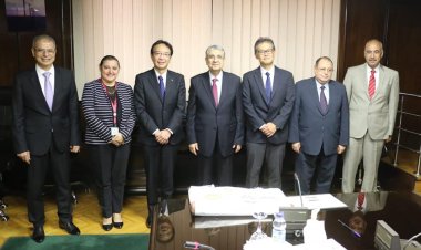 وزير الكهرباء يبحث مع شركة سوميتومو اليابانية سبل تعزيز التعاون المشترك