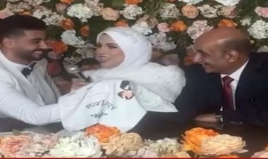 أول تعليق من نقيب المأذونين على عقد قران زينة وأحمد إبراهيم