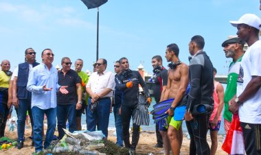 محافظ الإسكندرية: استمرار مبادرة «تنظيف قاع الشواطىء» استعدادا لقمة المناخ