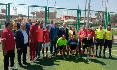 رئيس جامعة بنها يفتتح الدورة الرياضية للعاملين بالجامعة
