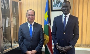 تفاصيل لقاء السفير المصري بجوبا مع وزير الرياضة بجنوب السودان