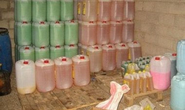 ضبط طن منظفات صناعية مجهولة المصدر بالقليوبية