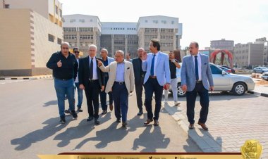 رئيس جامعة طنطا من داخل المجمع الطبي:  نخطط لتطبيق مؤشرات الاستدامة العمرانية