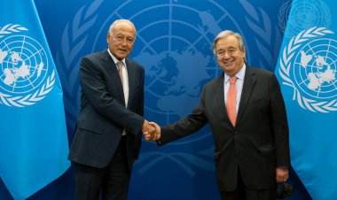 أمين جامعة الدول العربية يبحث مع جوتيريش الوضع الدولي وأزمات المنطقة