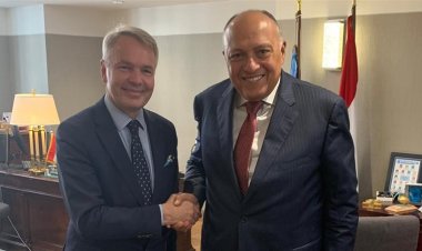 سامح شكري يلتقي بوزير خارجية فنلندا لتعزيز التعاون الثنائي