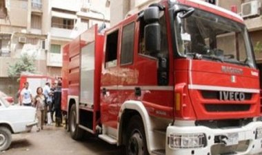 اندلاع حريق داخل عقار بشارع محيي الدين أبو العز بالدقي