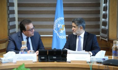 وزير الصحة يناقش مع المدير الإقليمي لمنظمة الصحة العالمية لشرق المتوسط التعاون المشترك