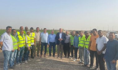 وزير الزراعة يتفقد مشروع الـ 42 ألف فدان بالساحل الشمالي