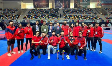 وزير الرياضة يهنئ الكاراتيه المصري بحصد لقب سيرياس A كوجالي تركيا 2022