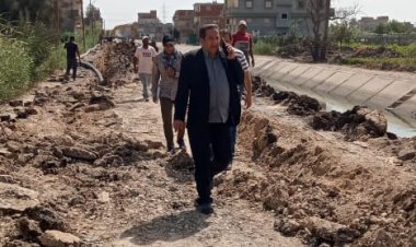 مياه دمياط: جولة ميدانية لمتابعة مشروعات مبادرة «حياة كريمة»
