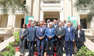 وزير التعليم العالي يتفقد مشروع إنشاء مستشفى بنها الجامعي الجديد