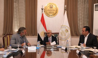 وزير التعليم يبحث أوجه التعاون مع ممثل منظمة يونيسيف بمصر