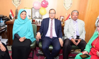 رئيس جامعة سوهاج يشهد احتفالية مركز نور البصيرة باليوم العالمي للغة الإشارة