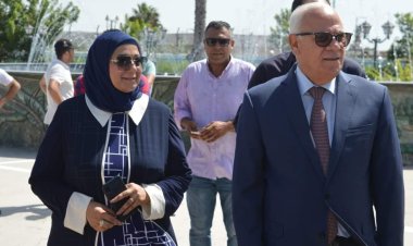 محافظ بورسعيد خلال تفقده الحديقة الدولية:  المحافظة  تشهد طفرة في المعالم الترفيهية