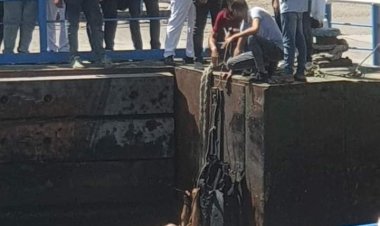 إنقاذ مسن من الغرق داخل المجري الملاحي لقناة السويس ببورسعيد