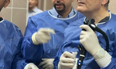 تشغيل أحدث منظار spyglass للقنوات المرارية بمستشفى أحمد ماهر التعليمي