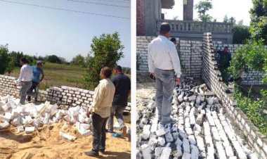 إزالة 56 حالة تعد على أراضي أملاك الدولة بالشرقية