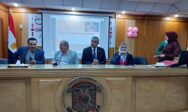 أطباء الدقهلية ومستشفى التأمين الصحي بالمنصورة يقدمان ندوة عن التوعية بمخاطر الولادة القيصرية