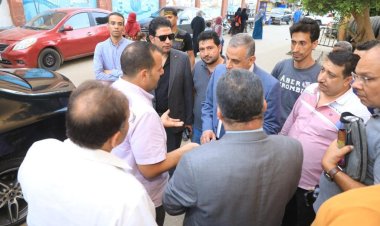 طارق الفقي ومساعد وزير الصحة يتفقدان أعمال تطويرمستشفى سوهاج العام