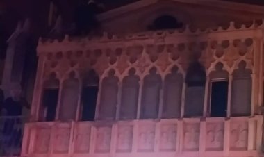 حريق بفيلا «فرديناند دليسبس» الأثرية ببورسعيد.. والحماية المدنية تحاول السيطرة عليه