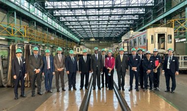 وزير النقل يزور مركز تدريب شركة طوكيو مترو