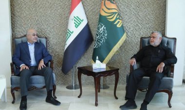 الرئيس العراقي يناقش مع رئيس تحالف الفتح ضرورة إنهاء الأزمة السياسية