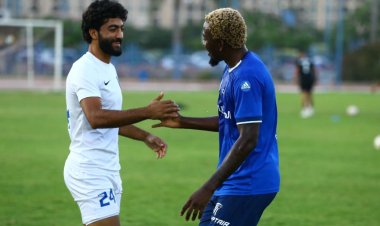 إصابة جونيور أجايي بكسر في قصبة القدم خلال ودية سموحة والقناة 