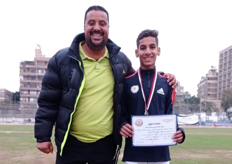 لاعب الإسماعيلي يحصد الذهبية في منافسات بطولة الجمهورية لألعاب القوى