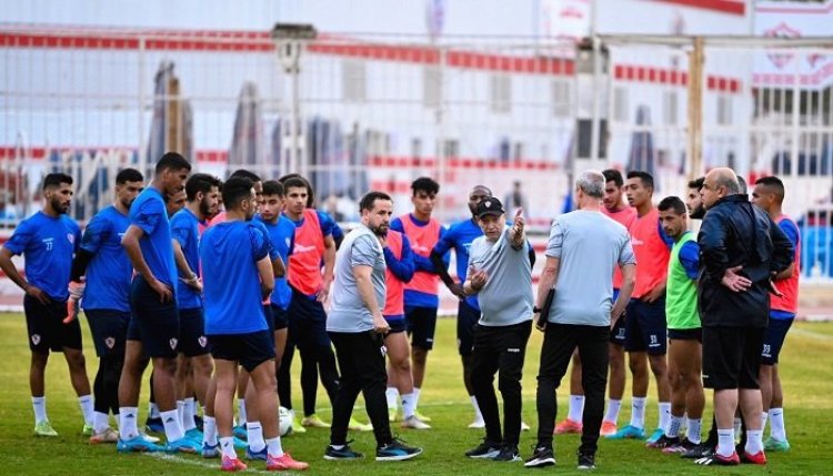 ممر شرفي لرباعي الزمالك في التدريبات