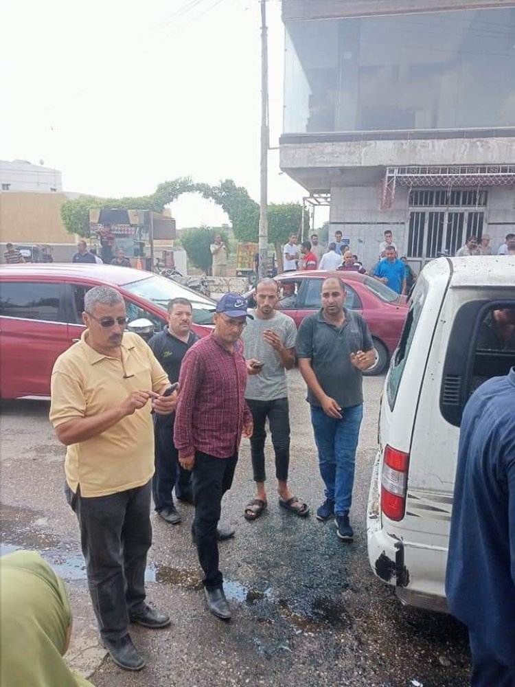 السيطرة على حريق هائل فى سيارة أجرة بالمنوفية