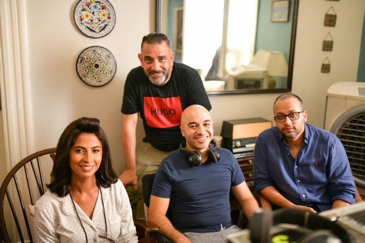 بالصور .. روبي ومحمود حافظ يبدآن تصوير أول مشاهد «جروب الماميز»