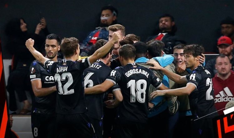 بمشاركة رونالدو.. مانشستر يونايتد يسقط أمام ريال سوسيداد في الدوري الأوروبي