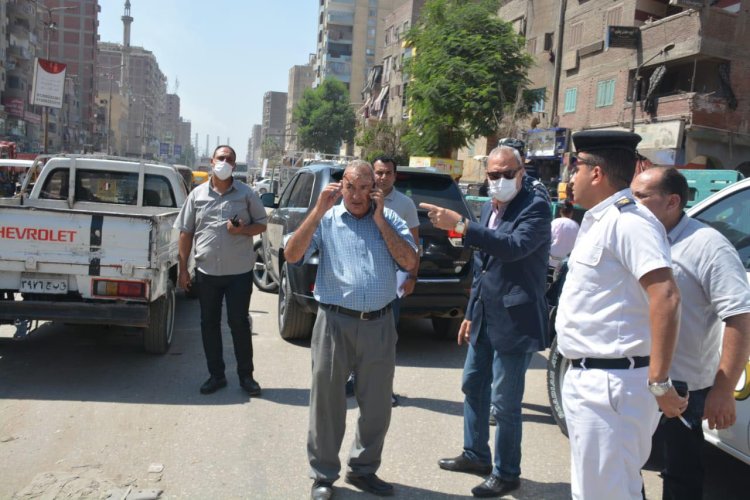 محافظ القليوبية يتفقد مدينة شبرا الخيمة ويتابع الحملة الميكانيكية لحي شرق وغرب