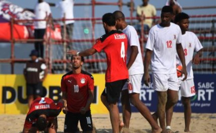 منتخب الكرة الشاطئية يفوز على موريشيوس في بطولة كوسافا