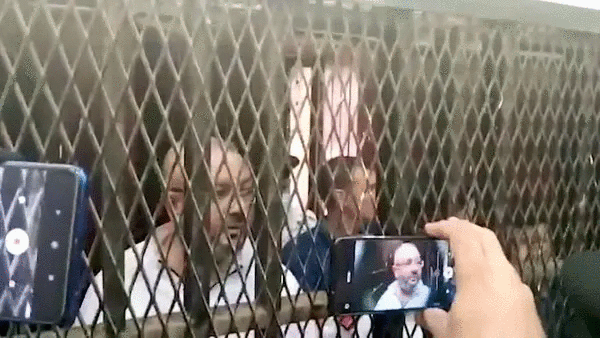 وصول المتهم بإنهاء حياة زوجته الإعلامية شيماء جمال إلى جلسة محاكمته