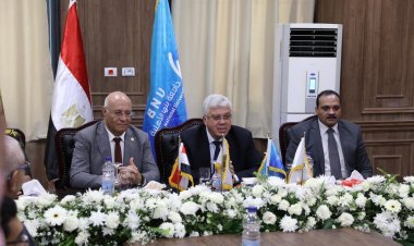 وزير التعليم العالي ومحافظ القليوبية يتفقدان بدء الدراسة بجامعة بنها