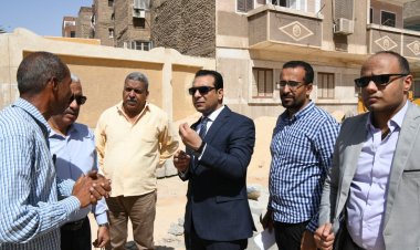 نائب محافظ قنا يتفقد أعمال مشروع  تطوير المناطق غير المخططة