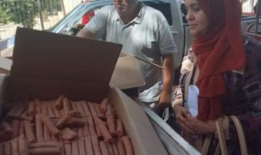 ضبط طن ونصف لحوم منتهية الصلاحية في حملة تموينية بالمنوفية