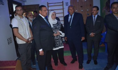 وزراء التضامن والتنمية المحلية والزراعة يتفقدون مركز «حسن حلمي» بالخارجة