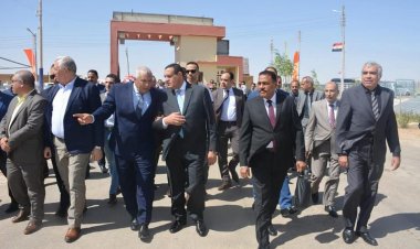 3 وزراء يتفقدون مجمع الخدمات الحكومية وحديقة 30 يونيو بالوادي الجديد