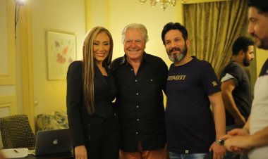 بالصور.. ريهام سعيد تبدأ تصوير «عودة البارون» برفقة حسين فهمي