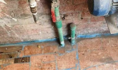 رفع وصلات المياه المخالفة وتغيير العدادات المعطلة بأبوكبير