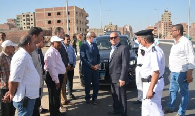 محافظ القليوبية يقوم بجولة تفقدية بمدينتي بنها والخصوص لمتابعة المشروعات