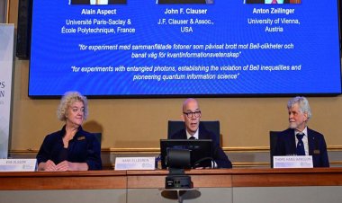 إعلان فوز 3  علماء بجائزة «نوبل»  في مجال الفيزياء