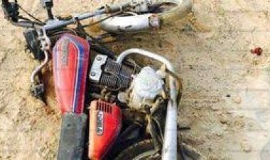 إصابة 3  أشخاص إثر تصادم دراجة هوائية بأخرى على طريق المنوفية