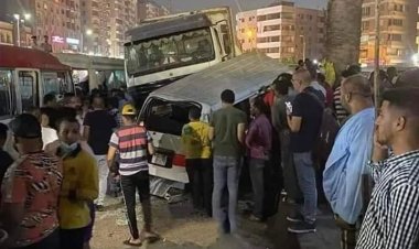 عاجل.. سائق نقل يقتحم موقف الألف مسكن ويدهس 3 سيارات