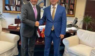 السفير المصري المقيم لدى بلغاريا يلتقي بنظيره غير المقيم لدى شمال مقدونيا