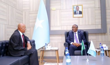 وزير الخارجية الصومالي يستقبل مبعوث جامعة الدول العربية