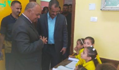 جولة تفقدية للسكرتير المساعد بمدارس منشأة القناطر