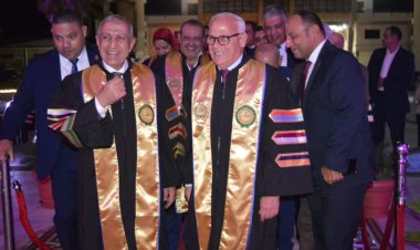 محافظ بورسعيد يشهد حفل تخرج طلاب الأكاديمية العربية للعلوم والتكنولوجيا والنقل البحري